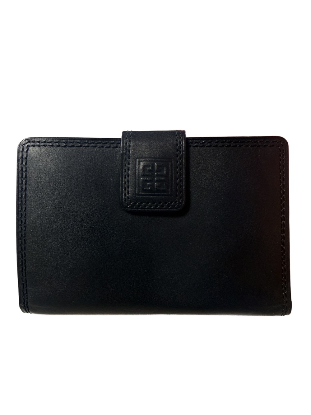 Givenchy Black Leather 6-Hook Key Holder Wallet with Zip Coin Pocket